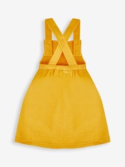 Amarillo mostaza con zorro - Conjunto para bebé niña de 2 piezas con camiseta y pichi con aplique de JoJo Maman Bébé - Imagen 3 de 6