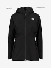 The North Face Black Womens Waterproof Hikesteller Parka Shell Jacket - Image 7 of 7