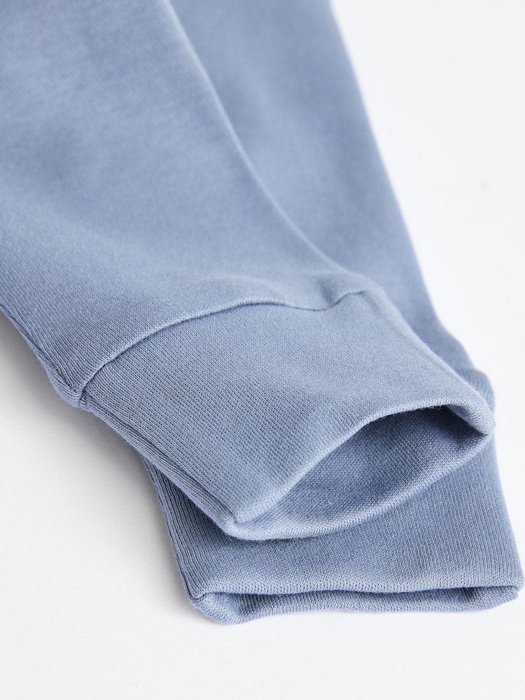 Grey/Blue 3 Pack Baby Sleepsuits (0-2yrs) - Image 7 of 7