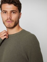 Threadbare Grey Crew Neck Knitted Jumper - Image 4 of 4
