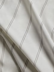 Grey/White 200 Thread Count 100% Cotton Floral Duvet Cover and Pillowcase Set - Image 5 of 5