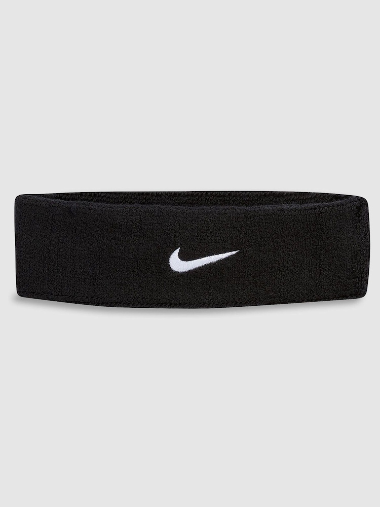 Nike Black Swoosh Headband - Image 2 of 3
