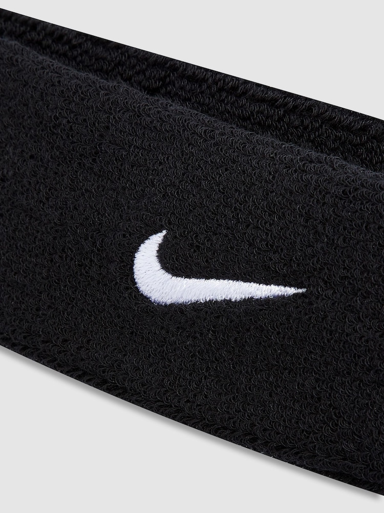 Nike Black Swoosh Headband - Image 3 of 3