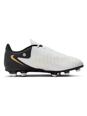 Nike White Kids Phantom Club Multi Ground Football Boots - Image 1 of 9