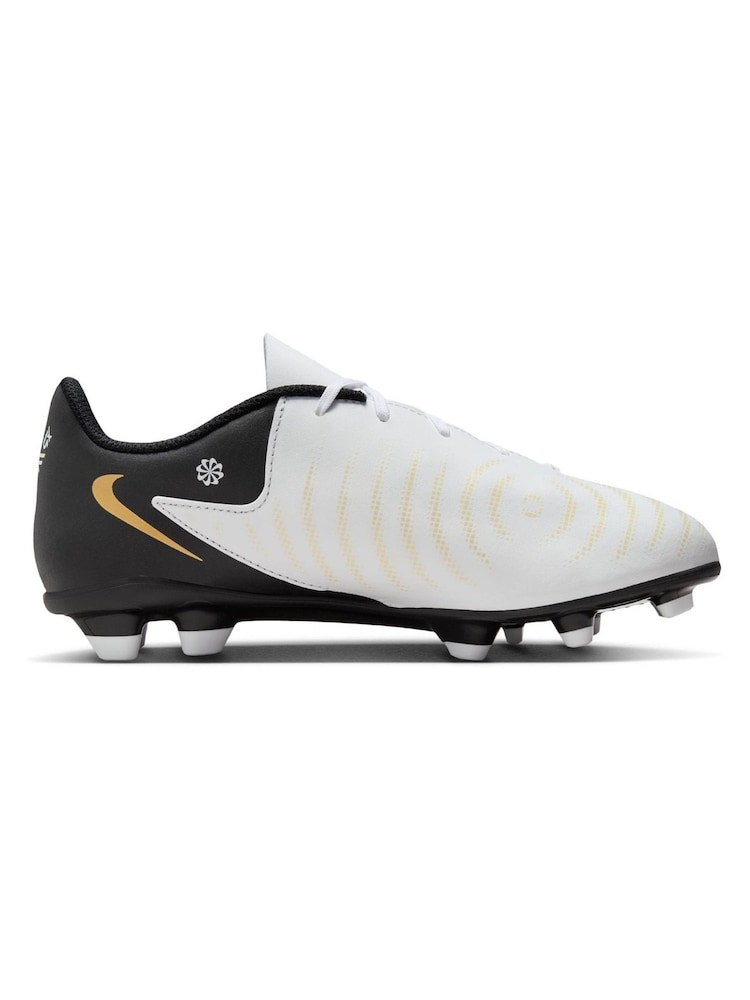 Nike White Kids Phantom Club Multi Ground Football Boots - Image 1 of 9