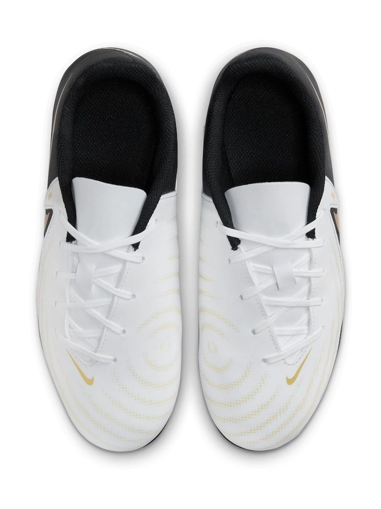 Buy Nike White Kids Phantom Club Multi Ground Football Boots from
