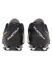 Nike White Kids Phantom Club Multi Ground Football Boots - Image 5 of 9