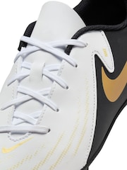 Nike White Kids Phantom Club Multi Ground Football Boots - Image 6 of 9