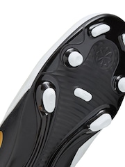 Nike White Kids Phantom Club Multi Ground Football Boots - Image 7 of 9