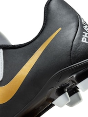 Nike White Kids Phantom Club Multi Ground Football Boots - Image 8 of 9