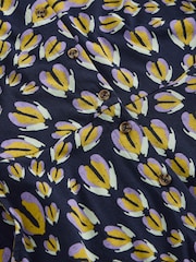 Блакитний з квітковим принтом - White Stuff Rua Button Up Midi Dress - Image 6 of 6