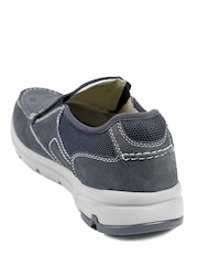 Pavers Blue Premium Leather Slip-On Shoes - Image 3 of 5