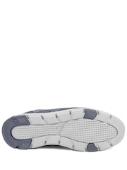 Pavers Blue Premium Leather Slip-On Shoes - Image 5 of 5