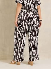 Evans Brown Jersey Trousers - Image 3 of 5