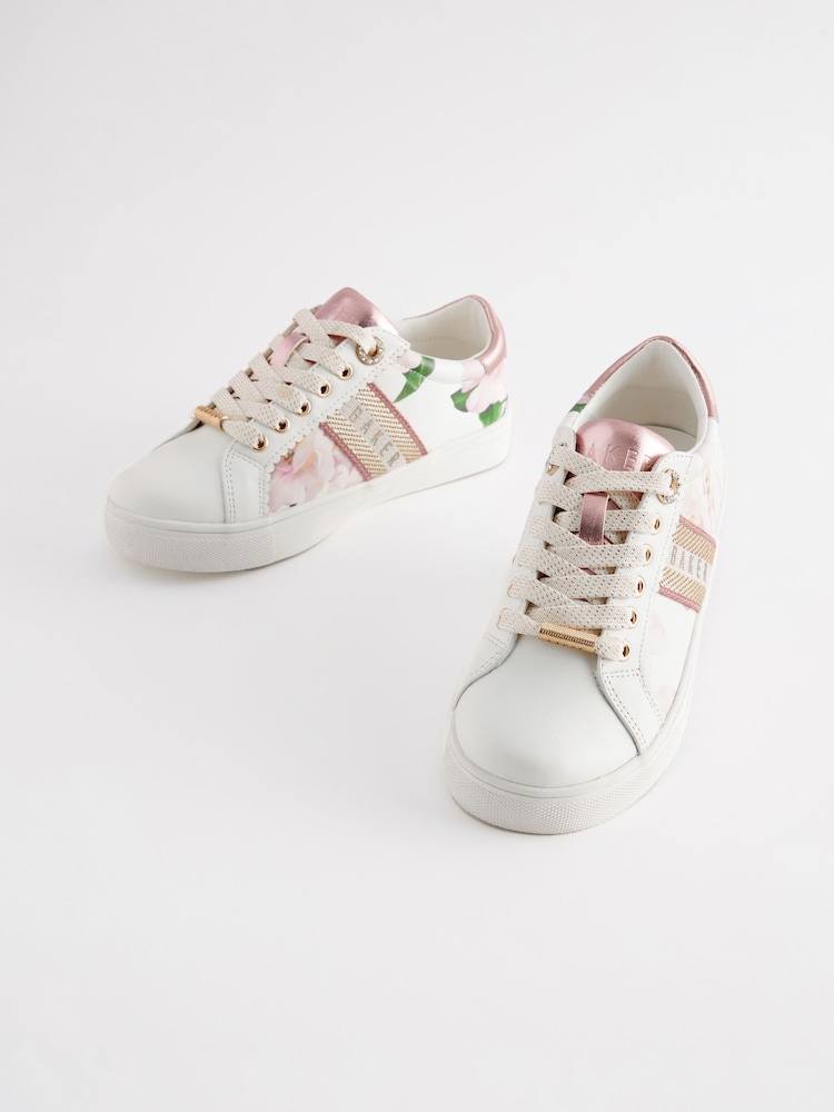 Baker by Ted Baker dekliški cvetlični športni copati z vezalkami - Slika 2 iz 7 Baker by Ted Baker dekliški cvetlični športni copati z vezalkami - Slika 2 iz 7