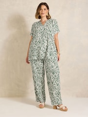 Evans Green Jersey Trousers - Image 1 of 5