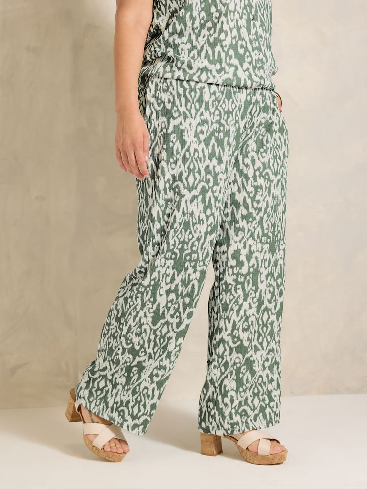 Evans Green Jersey Trousers - Image 2 of 5 Evans Green Jersey Trousers - Image 2 of 5