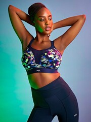 Panache Boundless Non Wired Padded Sports Plain Bra - Image 1 of 5