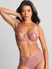Panache Pink Rose Gold Rosa Balcony Bra - Image 1 of 5