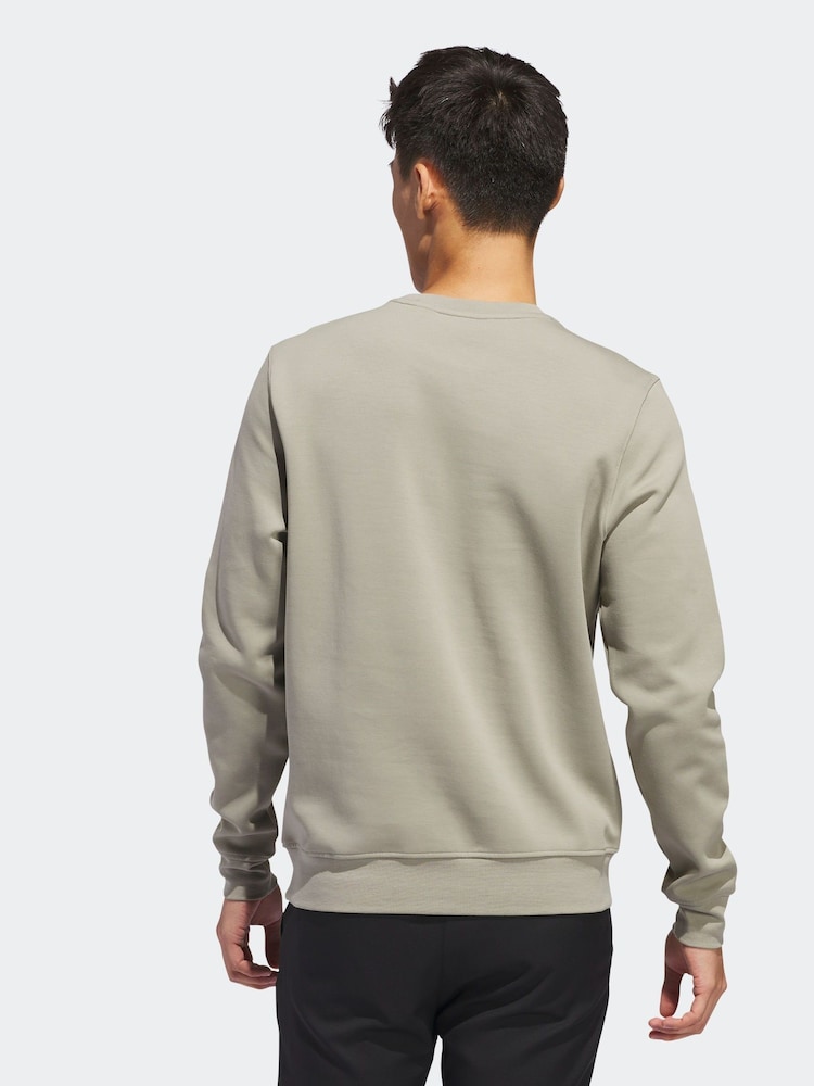 adidas Golf Pebble Crew Neck Sweatshirt - Image 2 of 7 adidas Golf Pebble Crew Neck Sweatshirt - Image 2 of 7