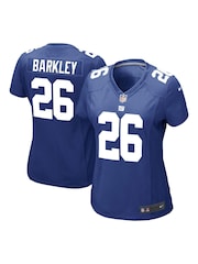 Nike Blue NFL New York Giants Home Game Jersey - Saquon Barkley Womens - Image 1 of 3