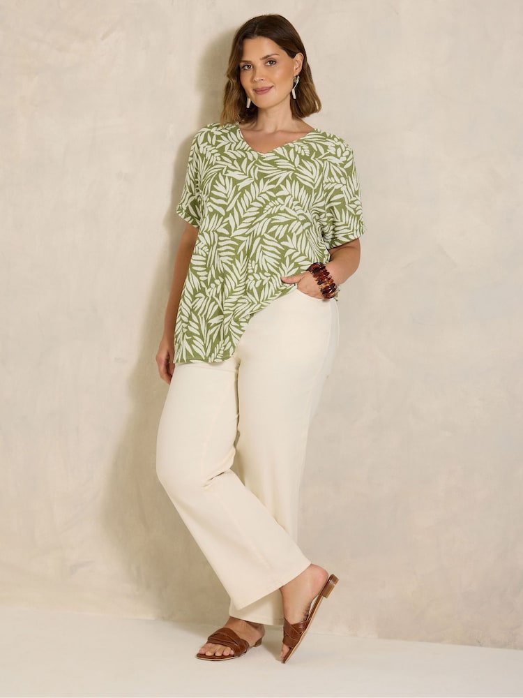 Evans Green V-Neck Shell Top - Image 2 of 5