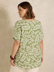Evans Green V-Neck Shell Top - Image 3 of 5