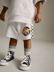 White Hot Wheels Jersey Hoodie and Shorts Set (3mths-8yrs) - Image 5 of 9