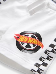 White Hot Wheels Jersey Hoodie and Shorts Set (3mths-8yrs) - Image 8 of 9