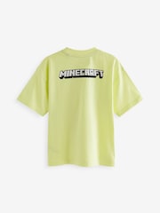 Lime Green 100% Cotton Licensed Minecraft T-Shirt (3-16yrs) - Image 2 of 3