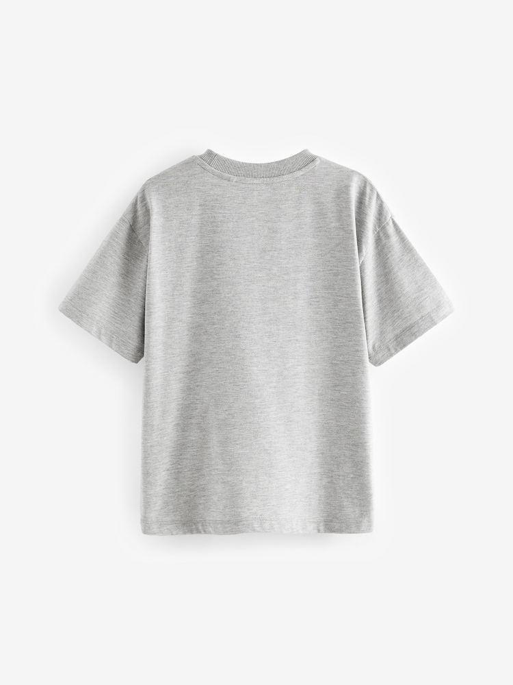 Grey Marl Marvel Avengers License Short Sleeve T-Shirt (3-16yrs) - Image 2 of 3