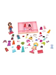 Melissa & Doug Abby & Emma Magnetic Wooden Dress-Up Dolls - Image 2 of 4