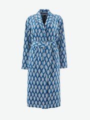 Joules Blue Oak Leaf Robe L - XL - Image 2 of 2