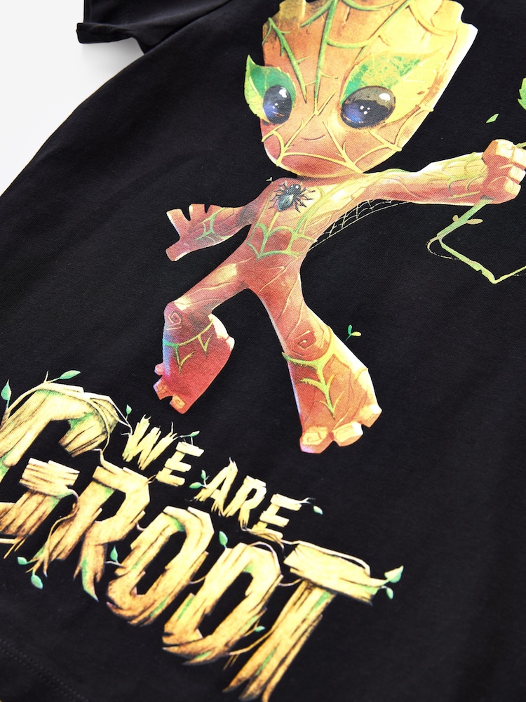 Noir - T-shirt Groot sous licence des Gardiens de la Galaxie (3-16 ans) - Image 3 of 3