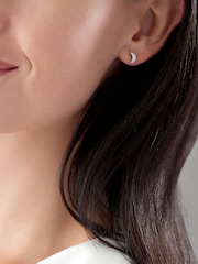 Beaverbrooks Cubic Zirconia Moon & Star Earrings - Image 1 of 4