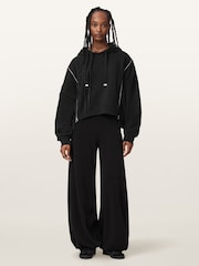 AllSaints Black Ciara Hoodie - Image 2 of 6