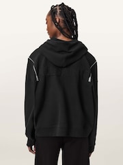 AllSaints Black Ciara Hoodie - Image 4 of 6