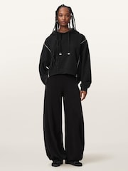 AllSaints Black Ciara Hoodie - Image 5 of 6