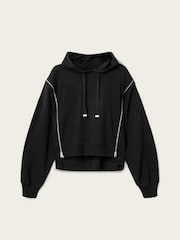 AllSaints Black Ciara Hoodie - Image 6 of 6