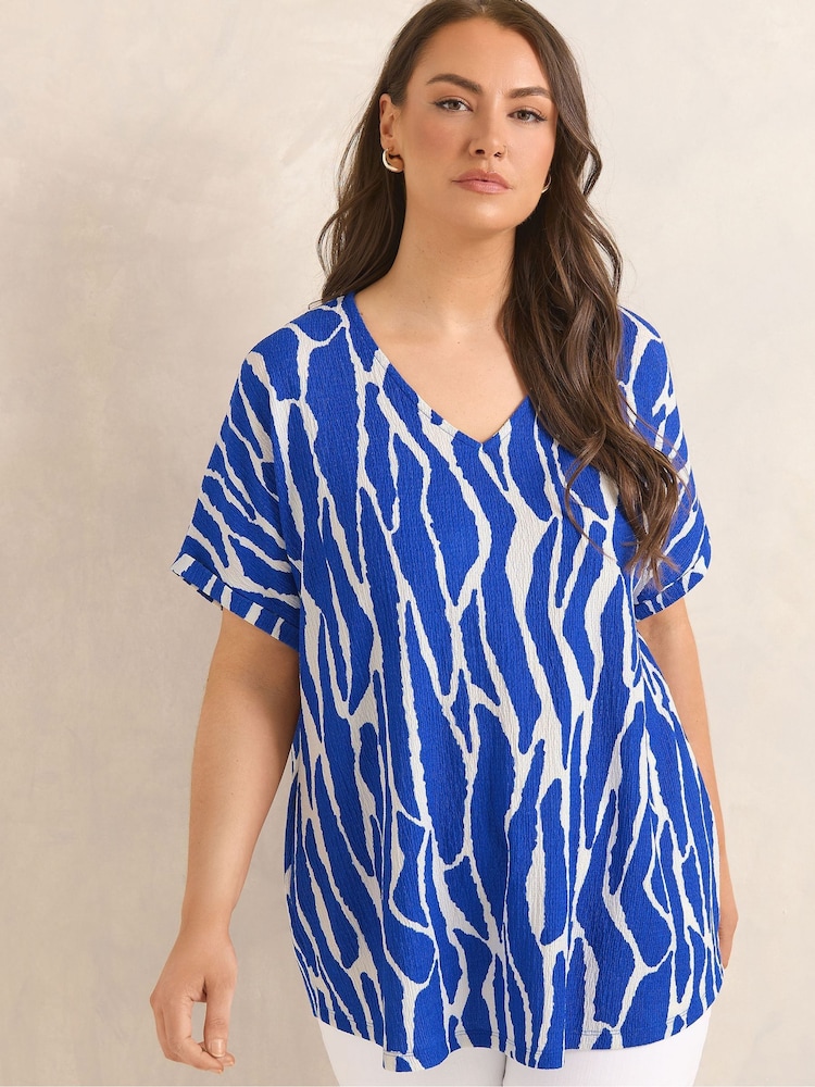 Evans Blue V-Neck Shell Top - Image 1 of 5