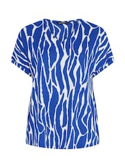 Evans Blue V-Neck Shell Top - Image 5 of 5