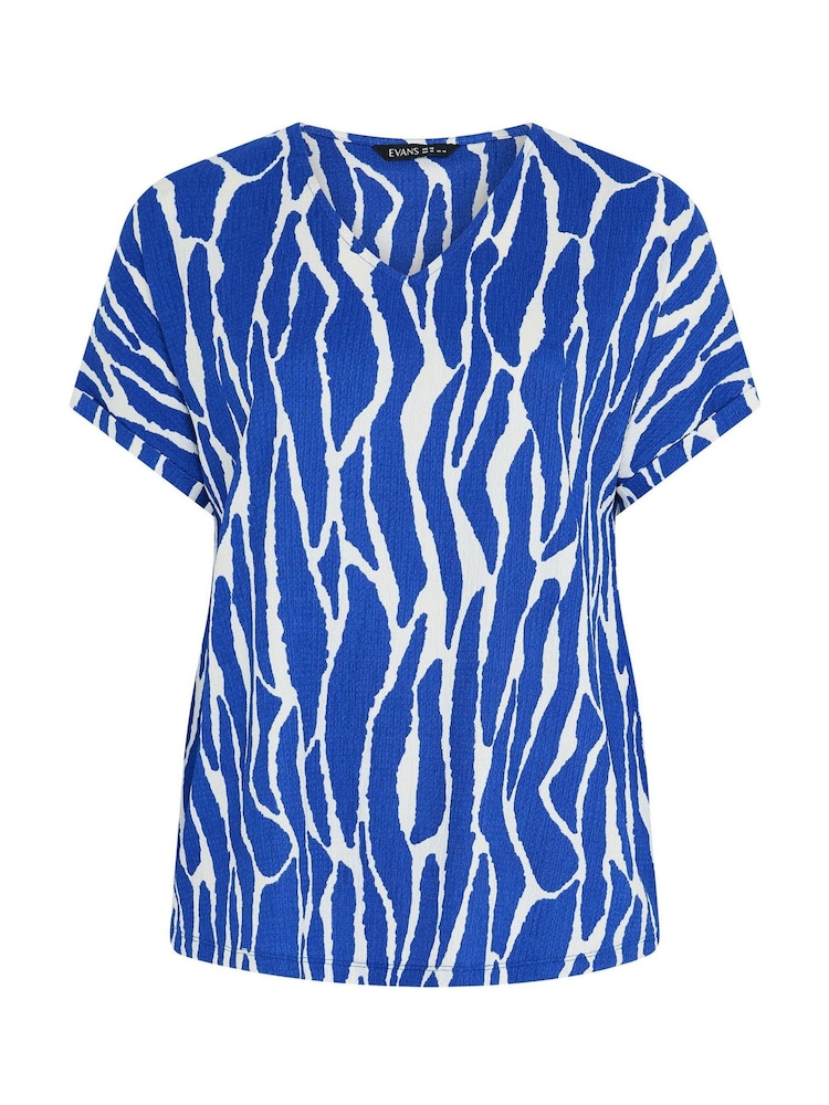 Evans Blue V-Neck Shell Top - Image 5 of 5