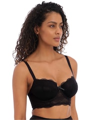 Freya Fancies Black Underwired Longline Bra - Image 3 of 4