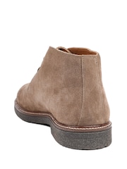 Jones Bootmaker Natural Dempsey Suede Leather Chukka Boots - Image 2 of 5