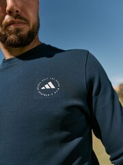 adidas Golf Pebble Crew Neck Sweatshirt - Image 3 of 9