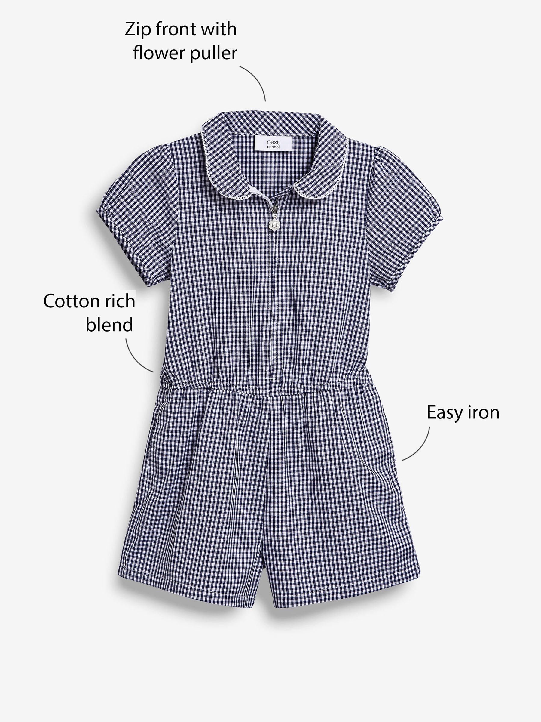 Next gingham playsuit online