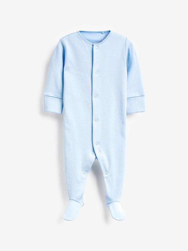 Bleu/Blanc - Combinaisons de nuit pour bébés (0-2ans) - Image 4 of 12