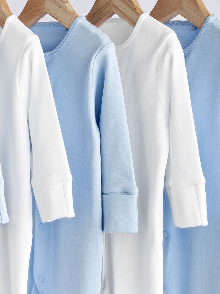 Bleu/Blanc - Combinaisons de nuit pour bébés (0-2ans) - Image 6 of 12