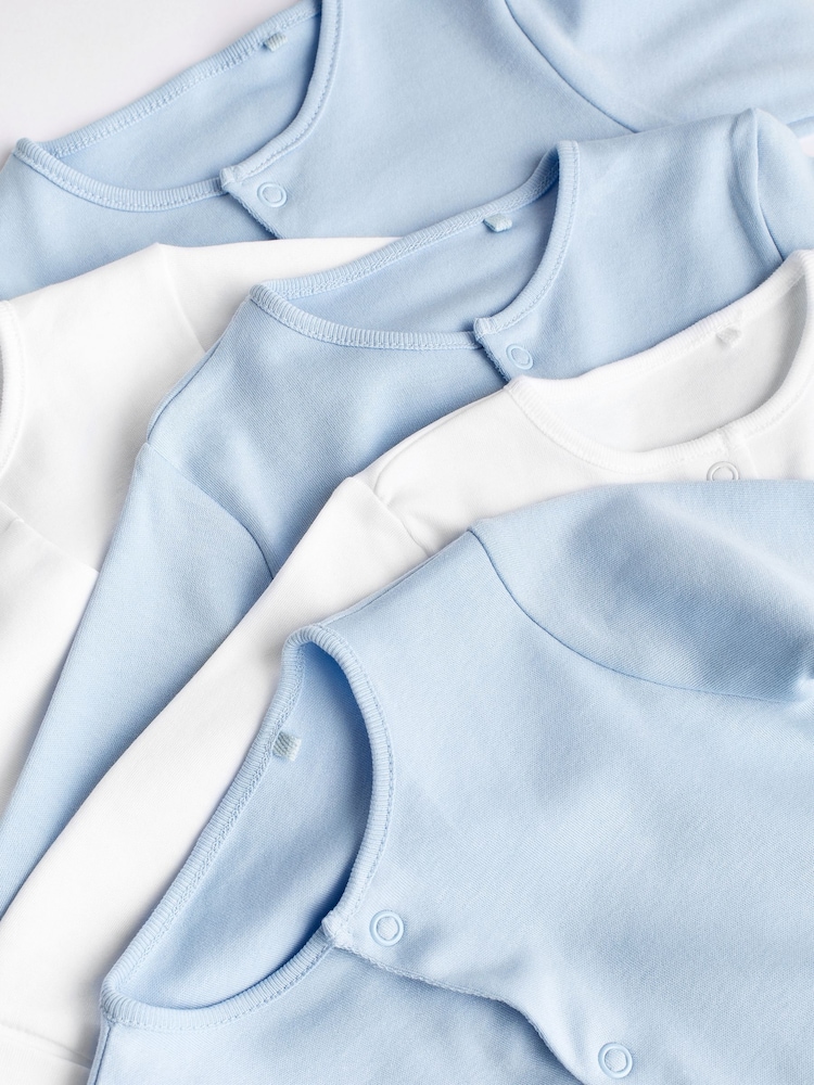 Bleu/Blanc - Combinaisons de nuit pour bébés (0-2ans) - Image 7 of 12