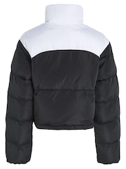 Calvin Klein Jeans Non Down Cropped Puffer Black Coat - Image 5 of 6